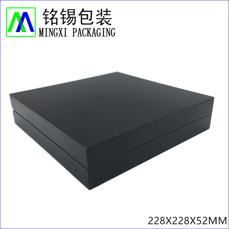 Wood Black Matte Jewelry Set Gift Box