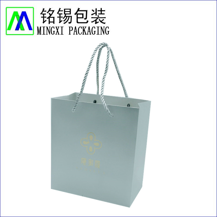 luxury Silver Metallic Paper Bag