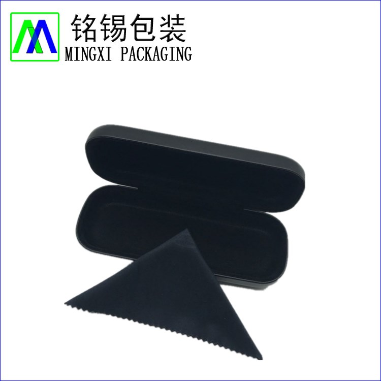 Leather Eyeglasses Packaging With Cleaning Cloth