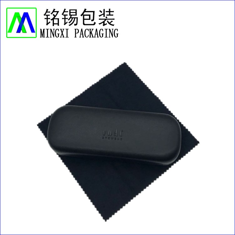 Leather Eyeglasses Packaging With Cleaning Cloth
