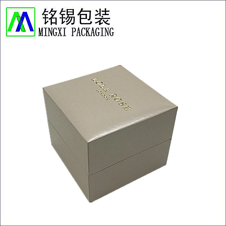 Plastic Watch Box With Paper Coated