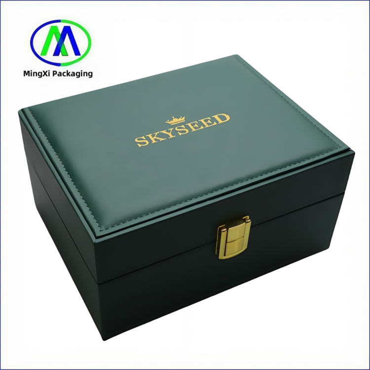 Luxury Gift Boxes for Watch Packaging with Lock Wrist Packaging Boxes in Factory