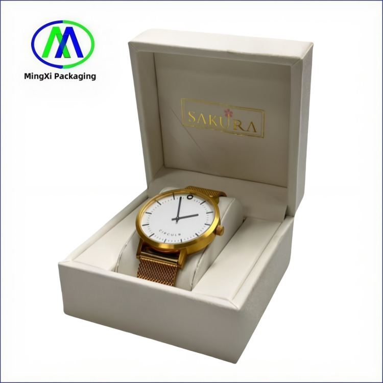 Wholesale Women Watch Boxes Customized Velvet Box with Watch Pillow