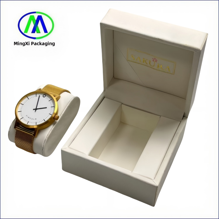 Wholesale Women Watch Boxes Customized Velvet Box with Watch Pillow