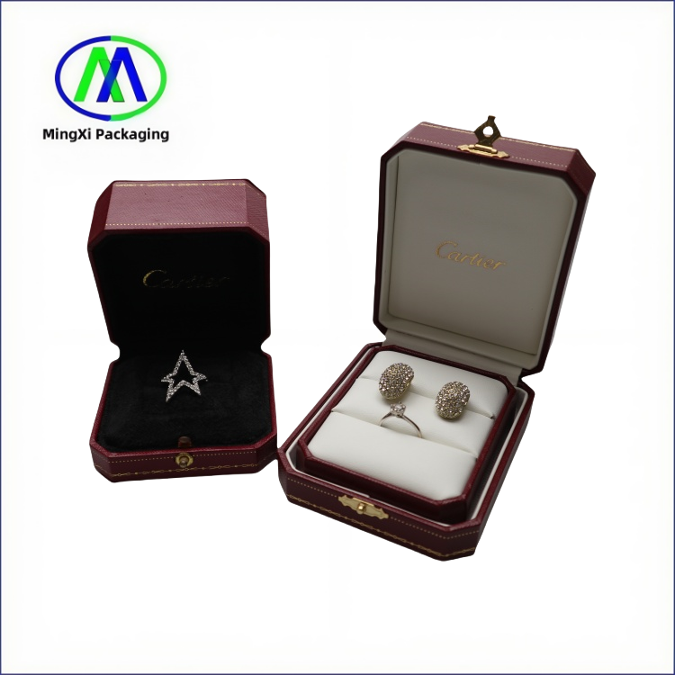Luxury Jewelry Gift Box Wholesale Jewellery Boxes for Couple Rings Packaging