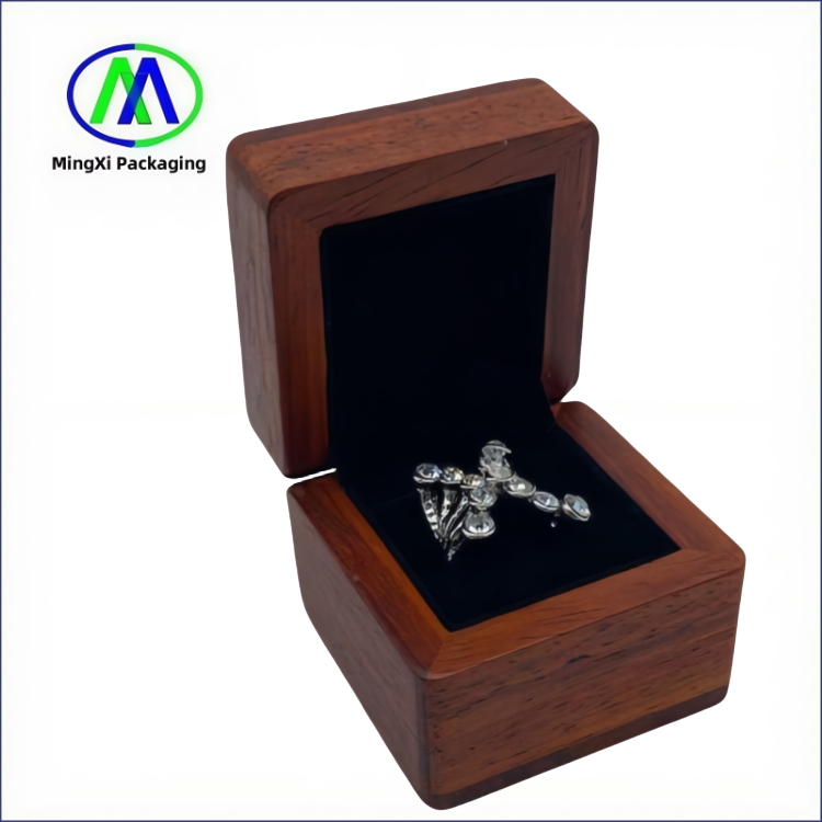Personalized Handmade Wooden Packaging Jewelry Necklace Box