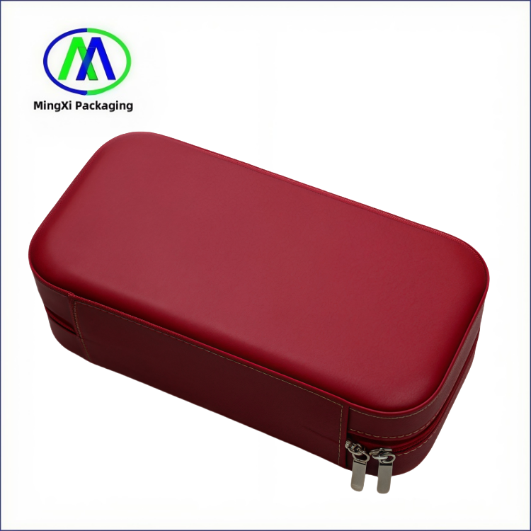 Customizable Travel Watch Storage Box Luxury Watch Gift Box with 2 Slots