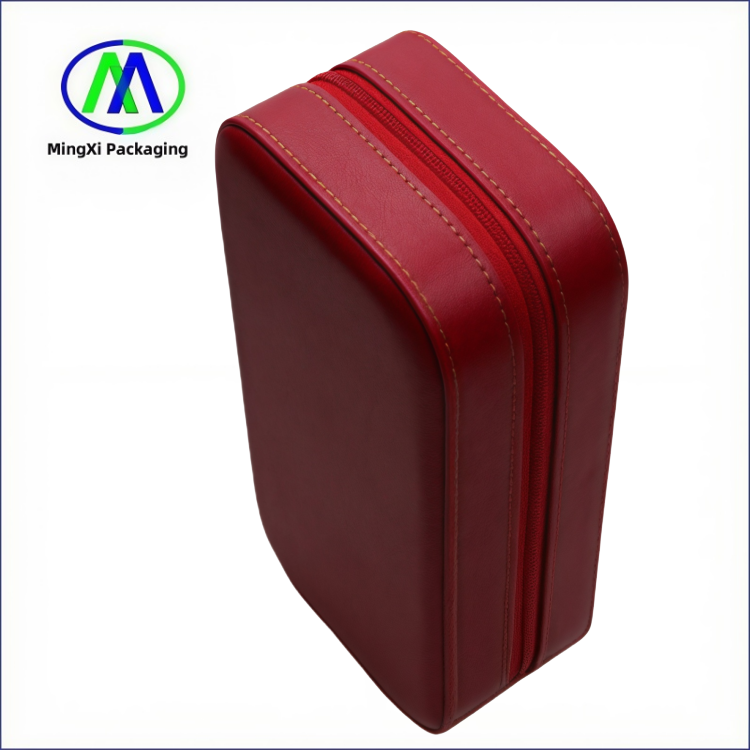 Customizable Travel Watch Storage Box Luxury Watch Gift Box with 2 Slots